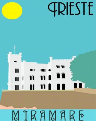 Trieste Poster Art Paint By Numbers