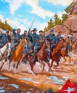 Us Cavalry Art Paint By Numbers
