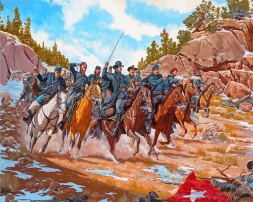 Us Cavalry Art Paint By Numbers