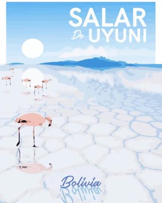 Uyuni Poster Paint By Numbers