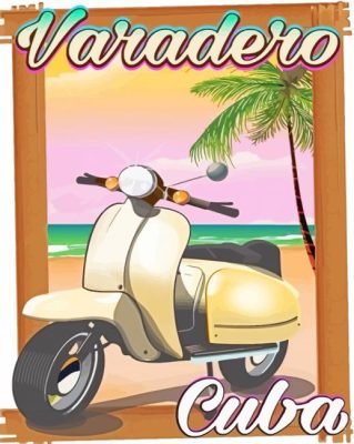 Varadero Cuba Poster Paint By Numbers