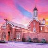 Vernal Utah Temple At Sunset Paint By Numbers