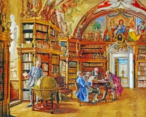 Victorian Vintage Library Paint By Numbers