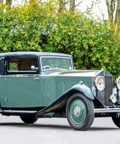 Vintage Rolls Royce Paint By Numbers