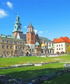 Wawel Royal Castle In Poland Paint By Numbers