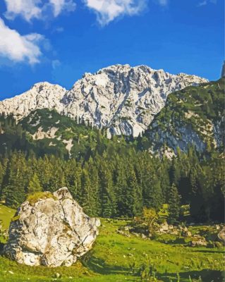 Wilder Kaiser Mountains Paint By Numbers