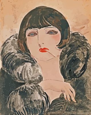 Woman With Cigarette Kees Van Dongen Paint By Numbers