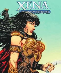 Xena Warrior Poster Paint By Numbers