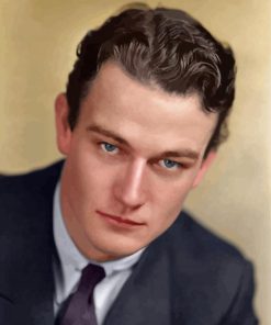 Young John Wayne Actor Paint By Numbers