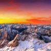 Zugspitze Sunset View Paint By Numbers