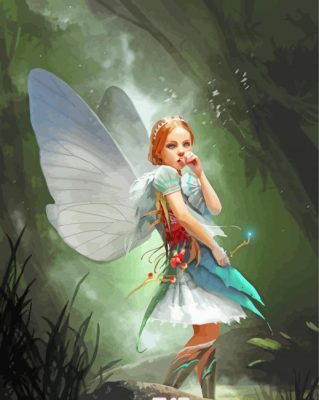 Adorable Butterfly Fairy Paint By Numbers