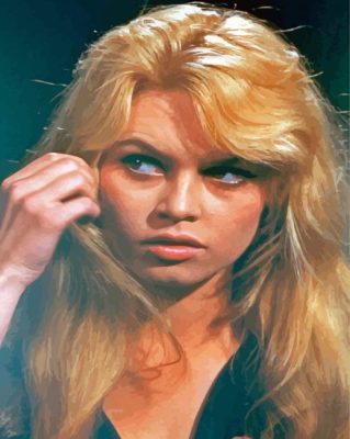 Brigitte Bardot Paint By Numbers