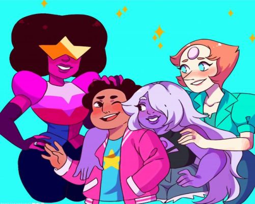 Aesthetic Crystal Gems Paint By Numbers