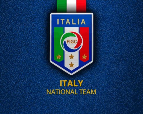 Aesthetic Italy National Football Team Logo Paint By Numbers