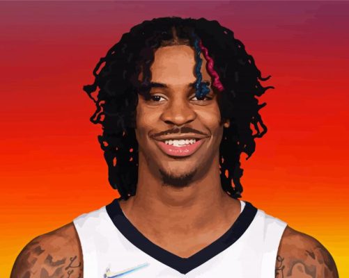 Aesthetic Ja Morant Paint By Numbers