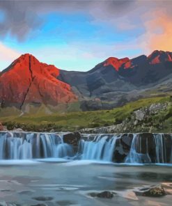 Aesthetic Scotland Scenery Paint By Numbers