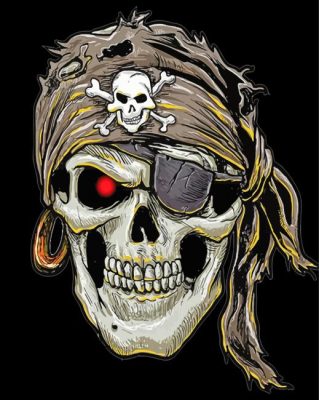 Aesthetic Skull And Motorcycle Paint By Numbers