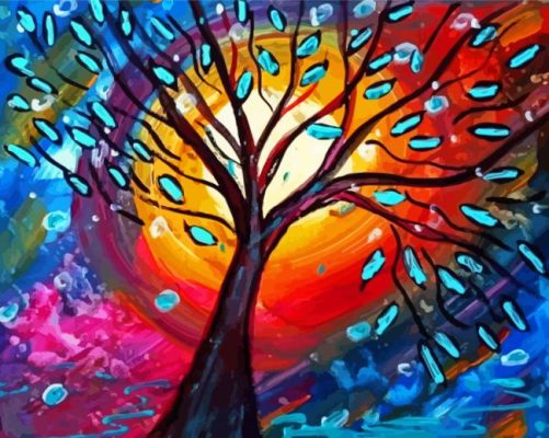 Aesthetic Tree Of Life Art Paint By Numbers