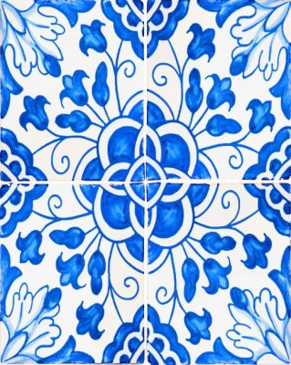 Aesthetic Portuguese Tile Paint By Numbers