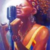 African Woman Singing Paint By Numbers