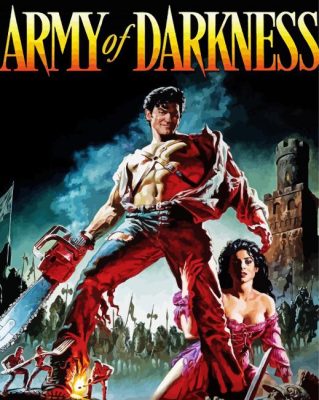 Army Of Darkness Poster Paint By Numbers