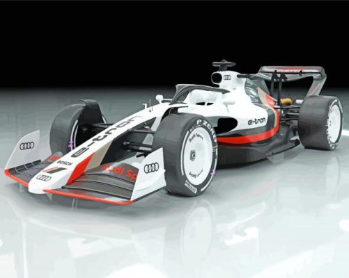 Audi F1 Sauber Car Paint By Numbers