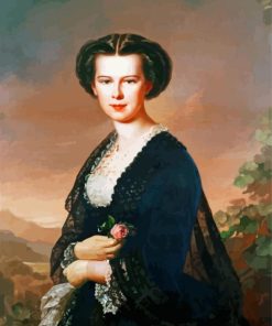 Beautiful Empress Elisabeth Of Austria Paint By Numbers