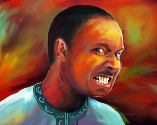 Angry Black Man Paint By Numbers