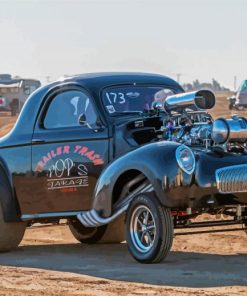 Black Gasser Paint By Numbers