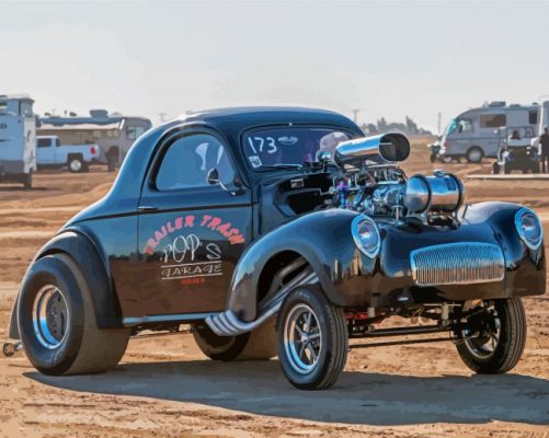 Black Gasser Paint By Numbers