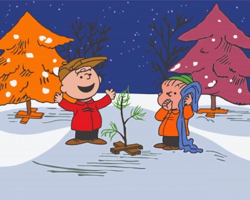 A Charlie Brown Christmas Paint By Numbers