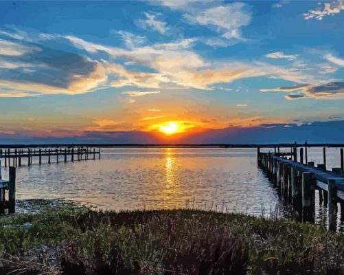 Chincoteague At Sunset Paint By Numbers