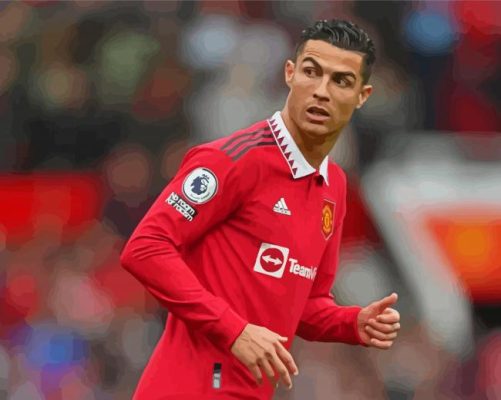 Cristiano Ronaldo Manchester United Paint By Numbers