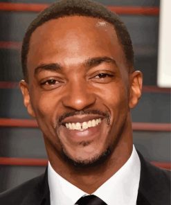 Classy Anthony Mackie Paint By Numbers