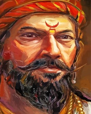 Cool Indian Warrior Paint By Numbers