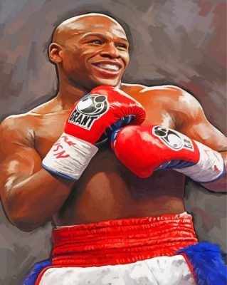 Cool Floyd Mayweather Paint By Numbers