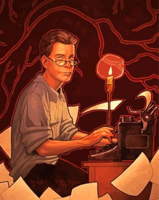 Cool Stephen King Paint By Numbers