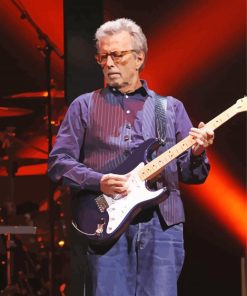Cool Eric Clapton Paint By Numbers