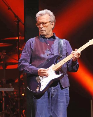 Cool Eric Clapton Paint By Numbers