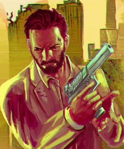 Cool Max Payne Paint By Numbers