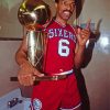 Julius Erving Basketball Player Paint By Numbers