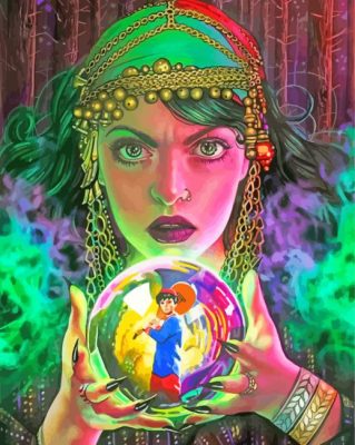 Fortune Teller Art Paint By Numbers