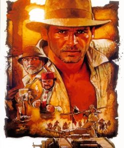 Indiana Jones And The Last Crusade Art Paint By Numbers