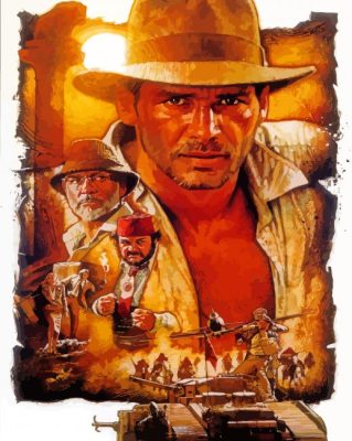 Indiana Jones And The Last Crusade Art Paint By Numbers