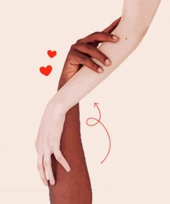 Interracial Love Paint By Numbers
