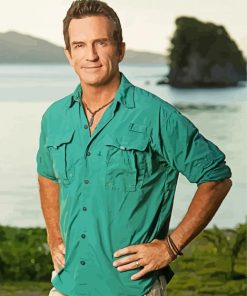 Jeff Probst American Host Paint By Numbers