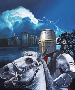 Knight Templar Art Paint By Numbers