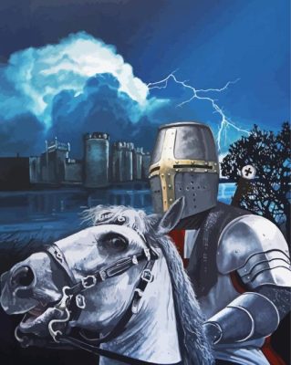 Knight Templar Art Paint By Numbers