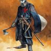 Knight Templar Paint By Numbers
