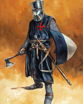 Knight Templar Paint By Numbers